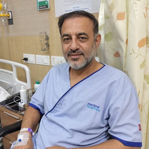 Mr. Mohammed Al-Harthy, treated in India