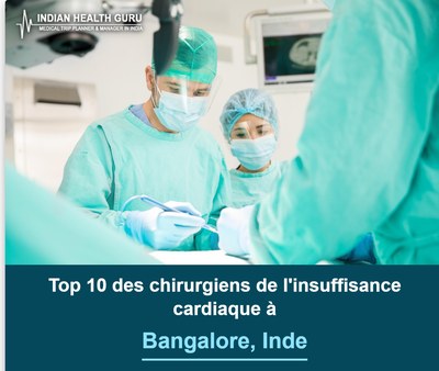 Top 10 des chirurgiens de l'insuffisance cardiaque à Bangalore, Inde (Guide 2026-2027)