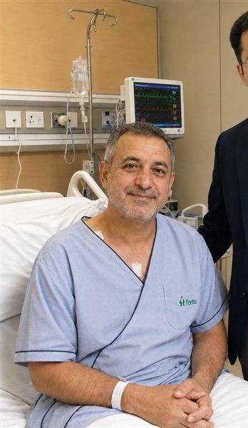 Mr. Hassan Al-Jubouri, treated in India