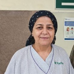 Ms. Rana Mohammed, treated in India