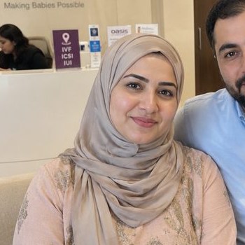 Ms. Sana Al-Karbalaei, treated in India