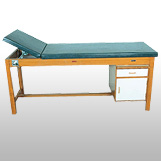 Examination Table With Drawer (Wooden) (H.F-33)